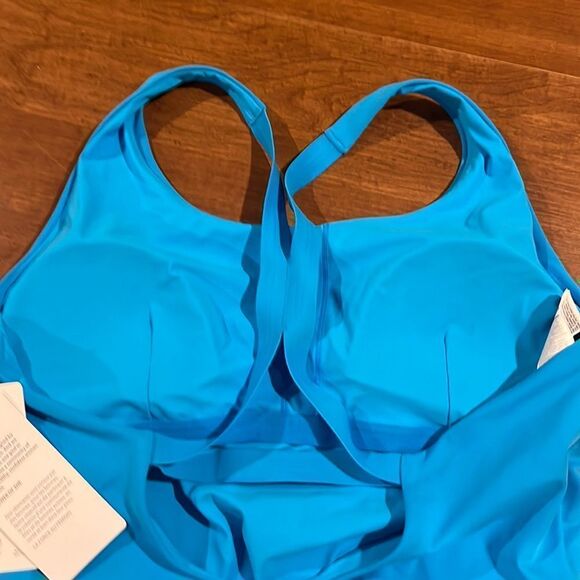 Athleta Malibu one piece swimsuit Santorini blue size XL. - Picture 6 of 9